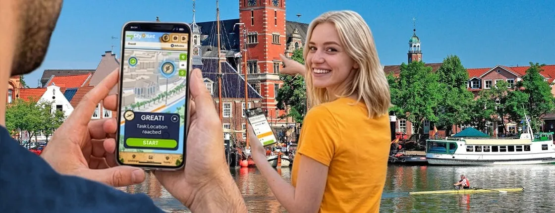 Self-guided digital scavenger hunt in Leer