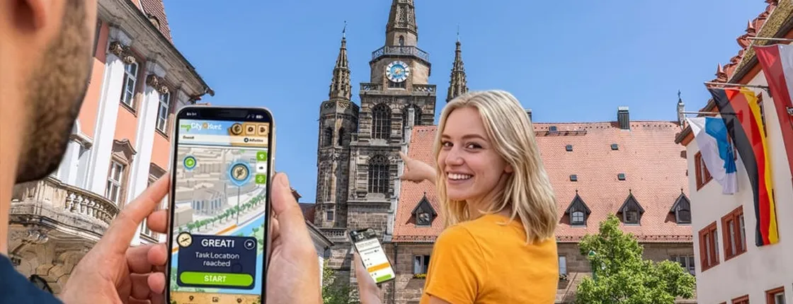 Self-guided digital scavenger hunt in Ansbach