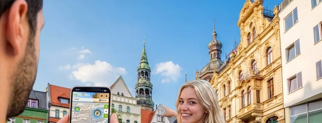 Self-guided digital scavenger hunt in Zwickau