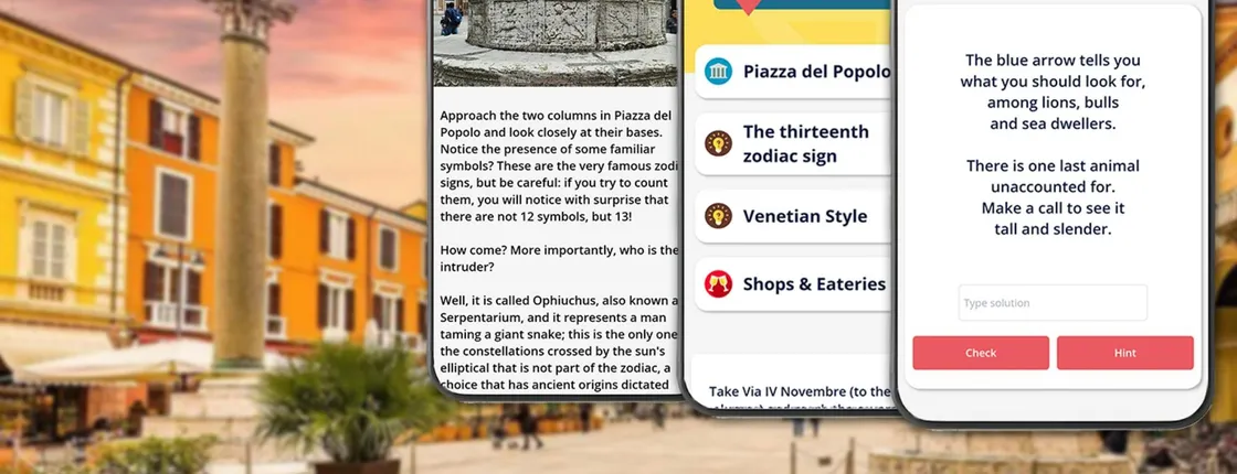 Ravenna self-guided treasure hunt and walking tour