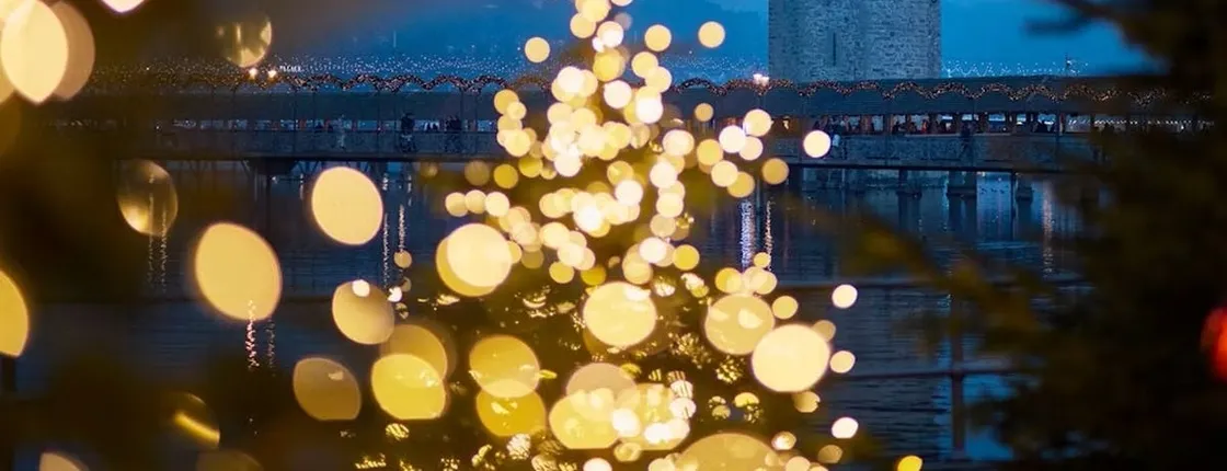 Christmas train Lucerne city tour in German