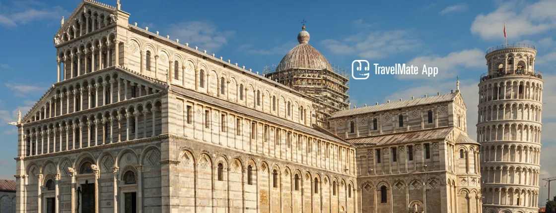Pisa audio guide with TravelMate app