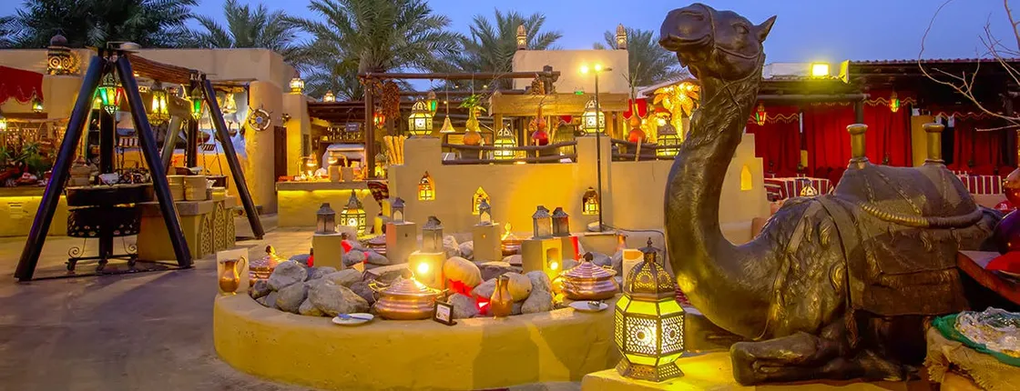 Dinner at Al Hadheerah Bab Al Shams Desert Resort from Dubai