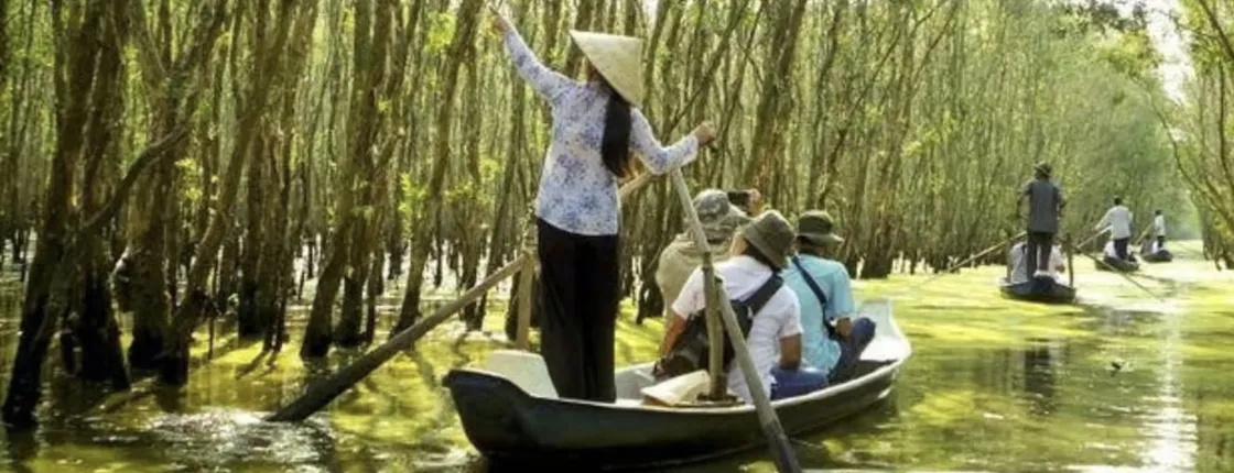 Lung Ngoc Hoang Nature Reserve half-day excursion from Can Tho