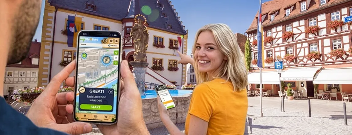 Self-guided digital scavenger hunt in Volkach
