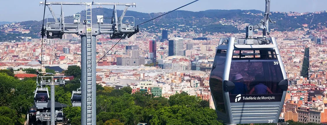 Montjuïc Cable Car tickets with self-guided audio tour