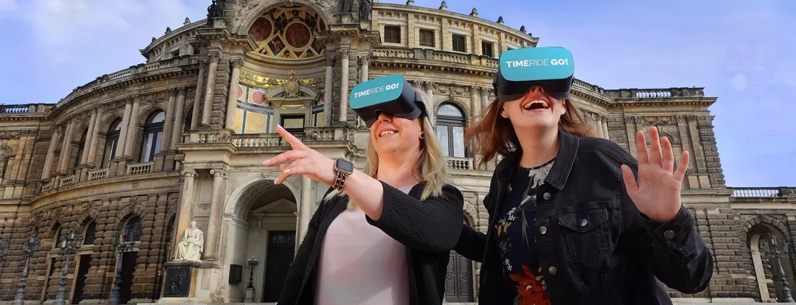 Virtual Experience of Dresden's city history in German