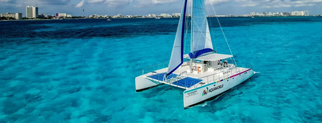 Full-day Isla Mujeres catamaran cruise from Costa Mujeres