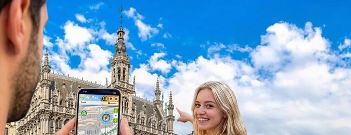 Self-guided digital scavenger hunt in Brussels