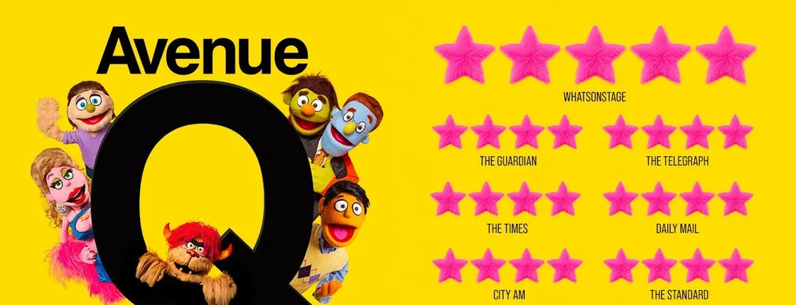 Avenue Q the musical in London admission ticket