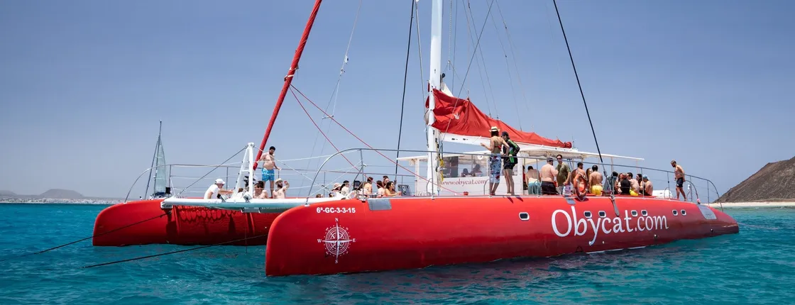 Oby Catamaran Cruise Caleta de Fuste