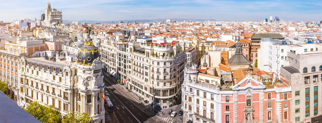 Sightseeing self-balancing scooter tour in Madrid