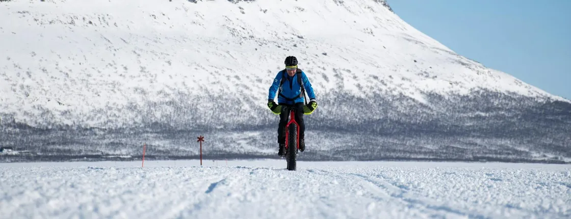 Arctic guided bike adventure from Tromsø