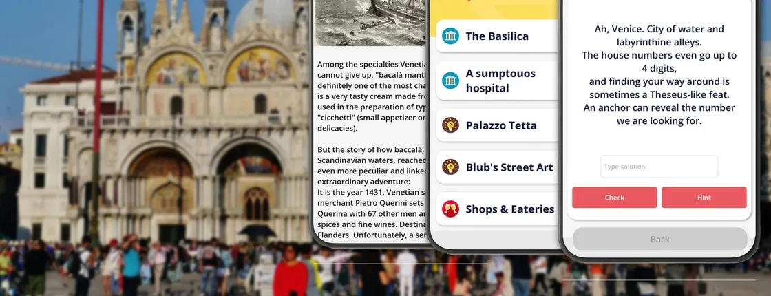 Venice self-guided treasure hunt and walking tour