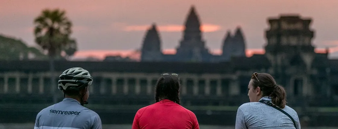 Full-day cycling and Angkor Wat sunrise