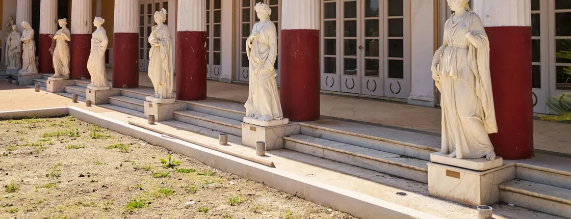 Small group Corfu tour with Achillion Palace and Paleokastritsa