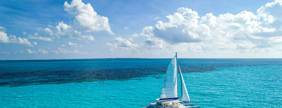 Full-day Isla Mujeres catamaran cruise from Riviera Maya