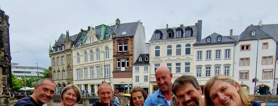 Guided tour with wine tasting in Trier's historic centre in English