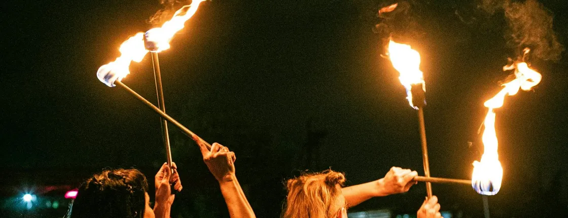 Agadir dinner experience with fire-eating Berber show