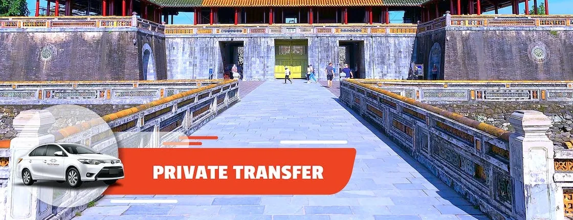 Private transfer Phu Bai airport to central Hue hotel or opposite