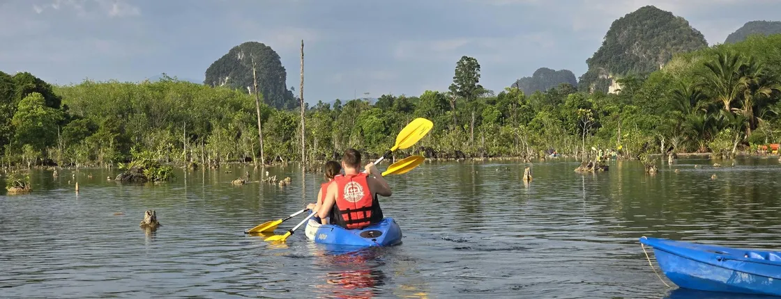 Jurassic Jungle Kayak and Phra Nang Cave Beach Tour from Krabi