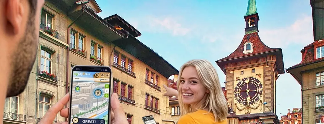 Self-guided digital scavenger hunt in Bern