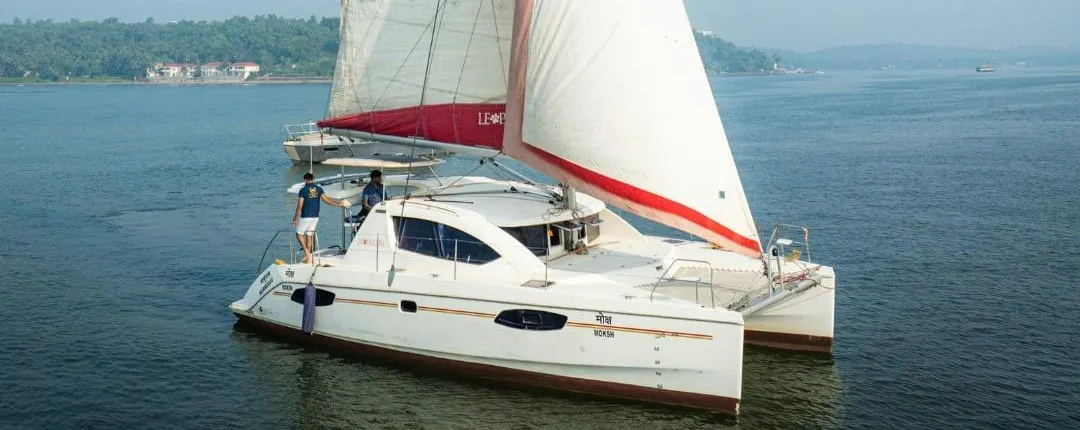 Goa catamaran sailing tour on the Arabian Sea