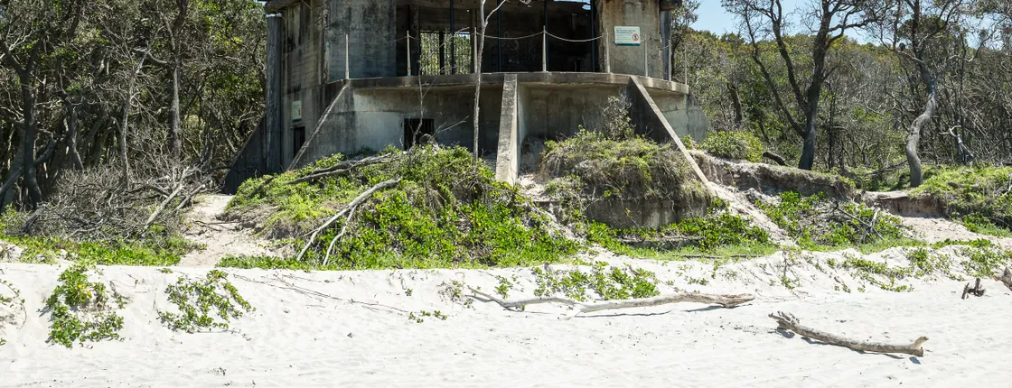 Bribie Island 4WD beach and bunker tour