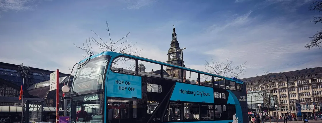 Hamburg hop-on-hop-off bus tour and harbour cruise combo ticket