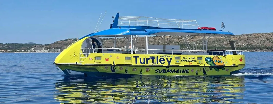 Semi-submarine adventure from Kolymbia with swim stops