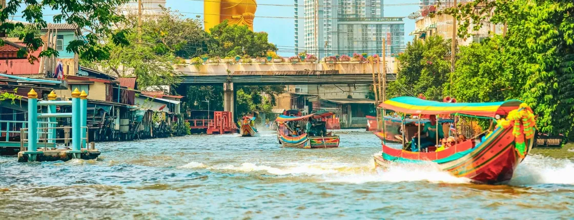 2-hour cruise through Bangkok's canals