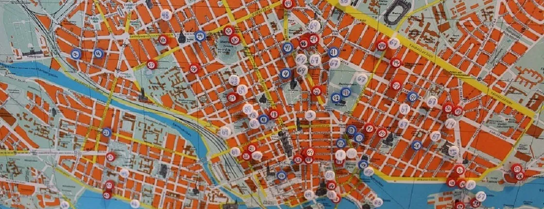 Walking tour through Stockholm spy city
