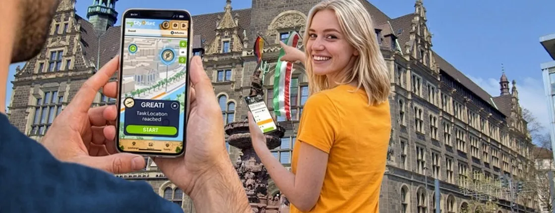 Self-guided digital scavenger hunt in Wuppertal