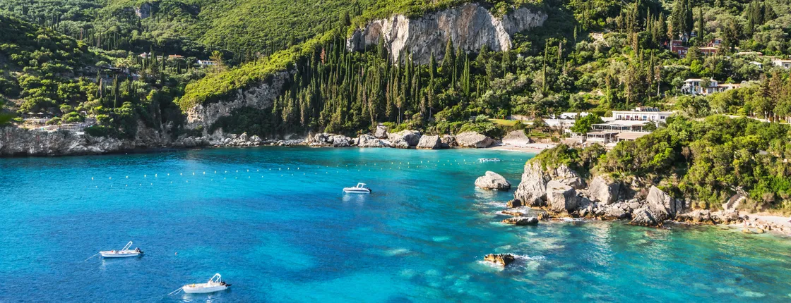Explore Corfu's beaches: Shore excursion to Paleokastritsa and Glyfada