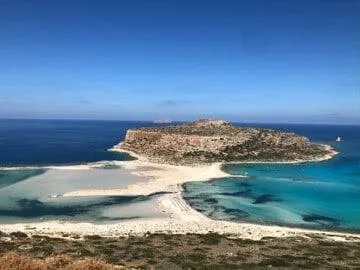 Balos Lagoon viewpoint and Falasarna Beach scenic van tour