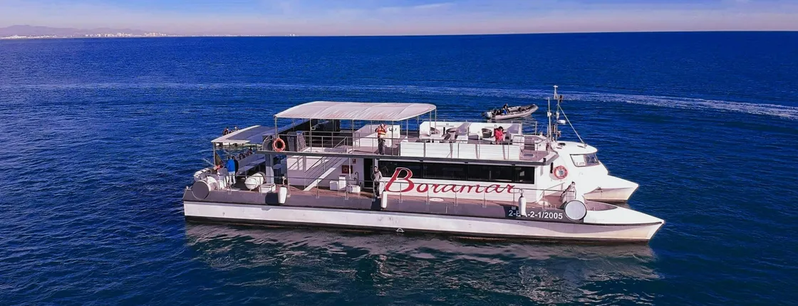 Malvarrosa and Patacona beach catamaran tour with drink
