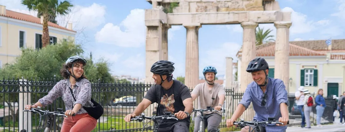 Athens sunset electric bike tour