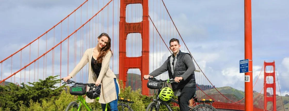 Golden Gate Bridge Bike Rentals with Sausalito Ferry Ticket
