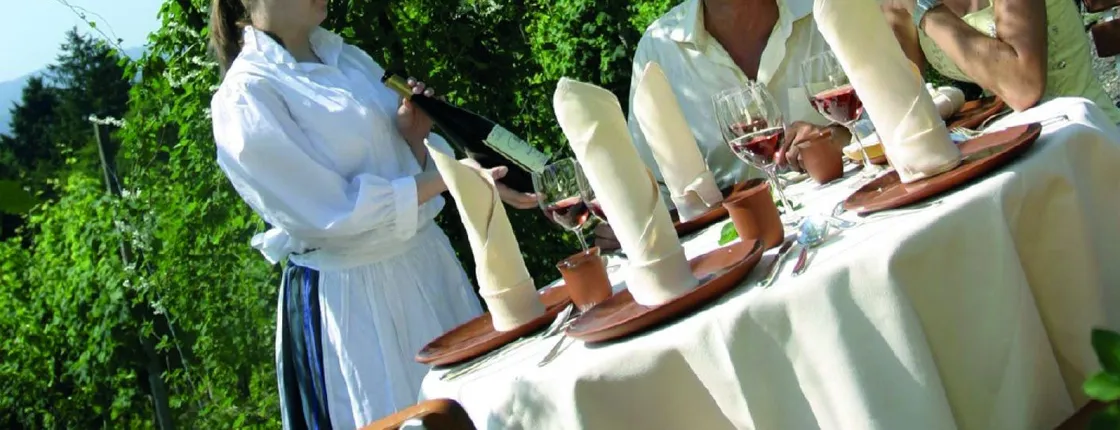 Dinner in the Chianti vineyards