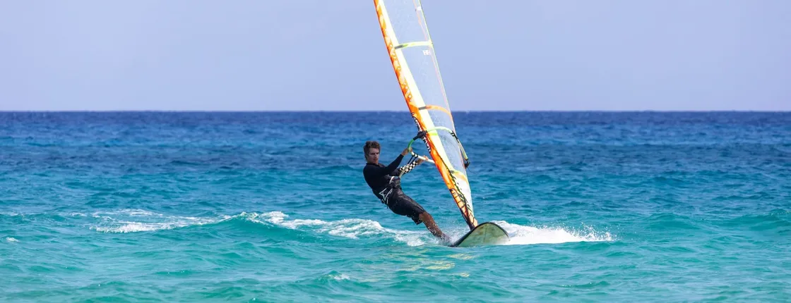 Windsurf Lesson in Lygaria Bay