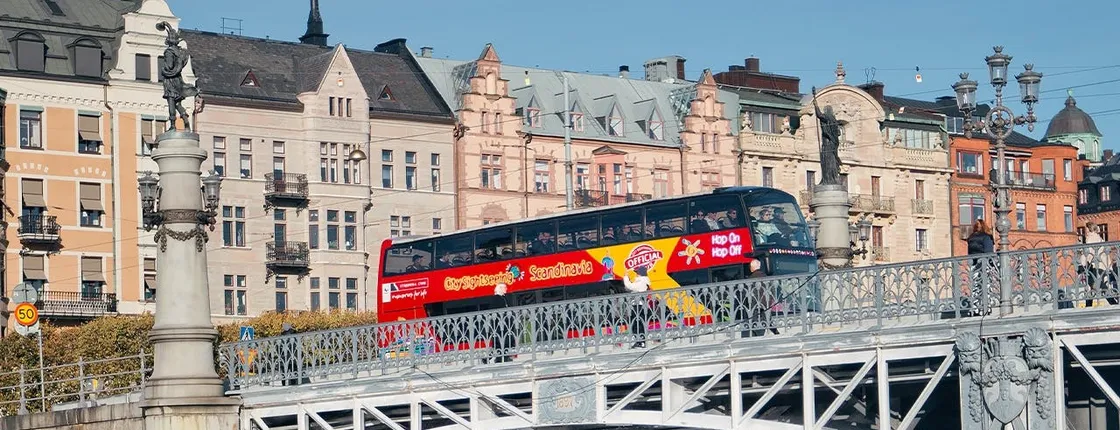 72-Hours Hop On-Hop Off Sightseeing Bus Ticket in Stockholm