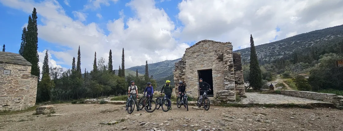 Athens Mount Hymettus and Kaisariani Monastery e-bike tour
