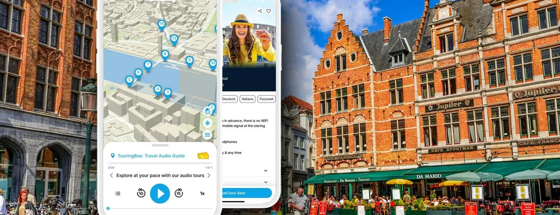 Bruges Old Town self-guided walking tour with audio app