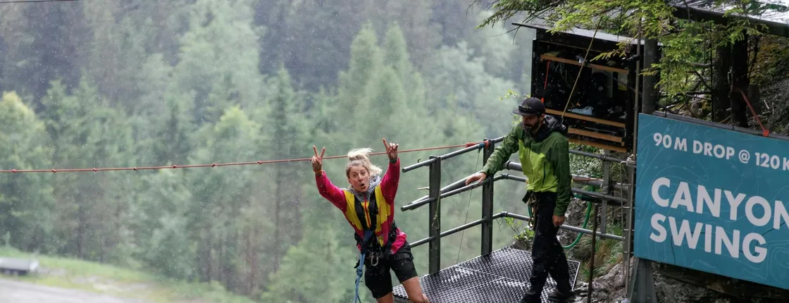 Canyon Swing Experience in Grindelwald