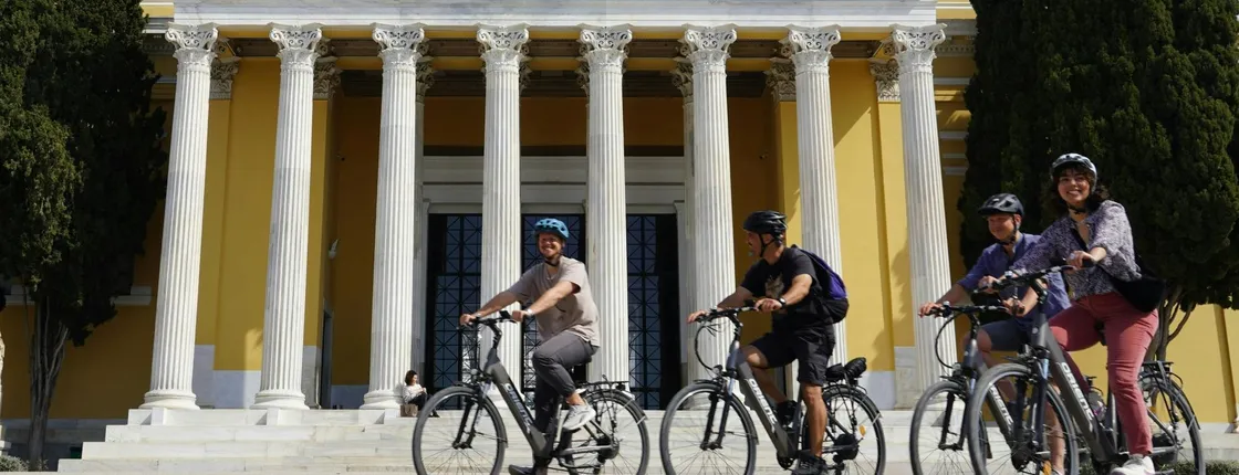 Athens guided bike tour