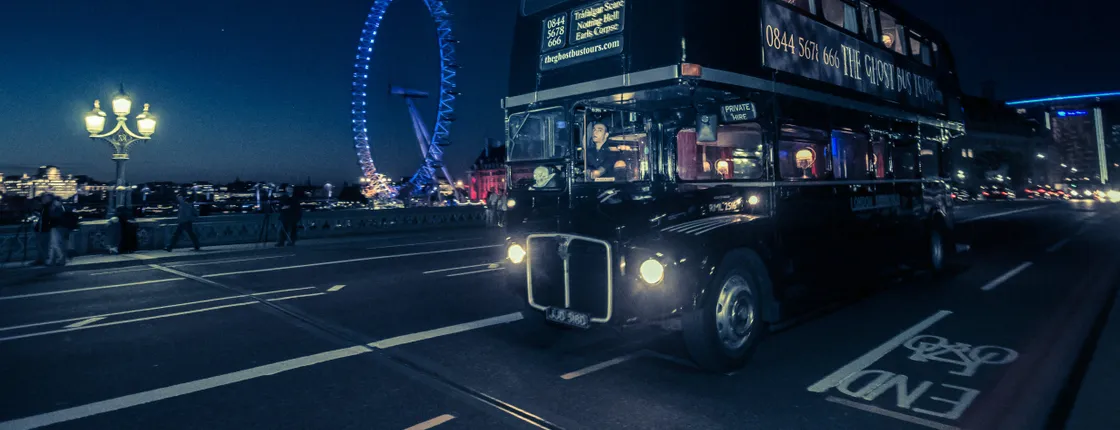 London ghost bus tour