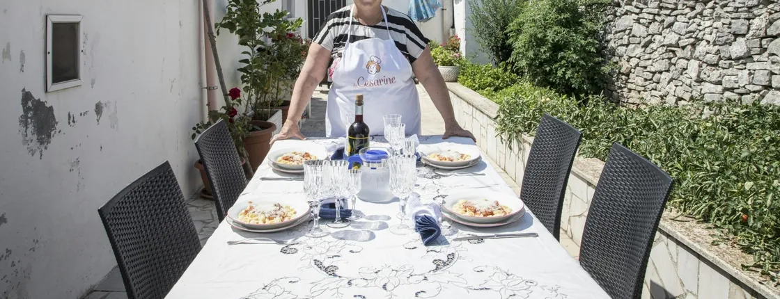Dining Experience and Cooking Show at a Cesarina's Home in Alberobello