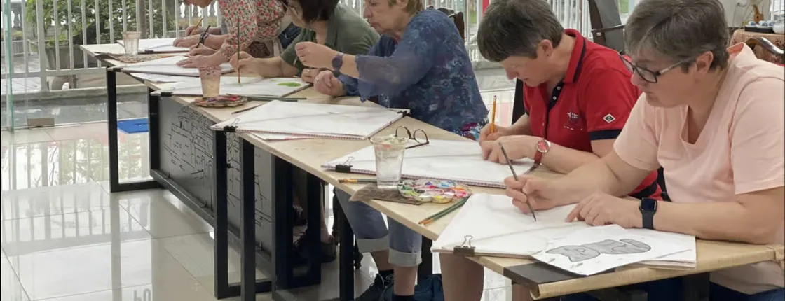 Traditional Vietnamese kite painting workshop in Hue