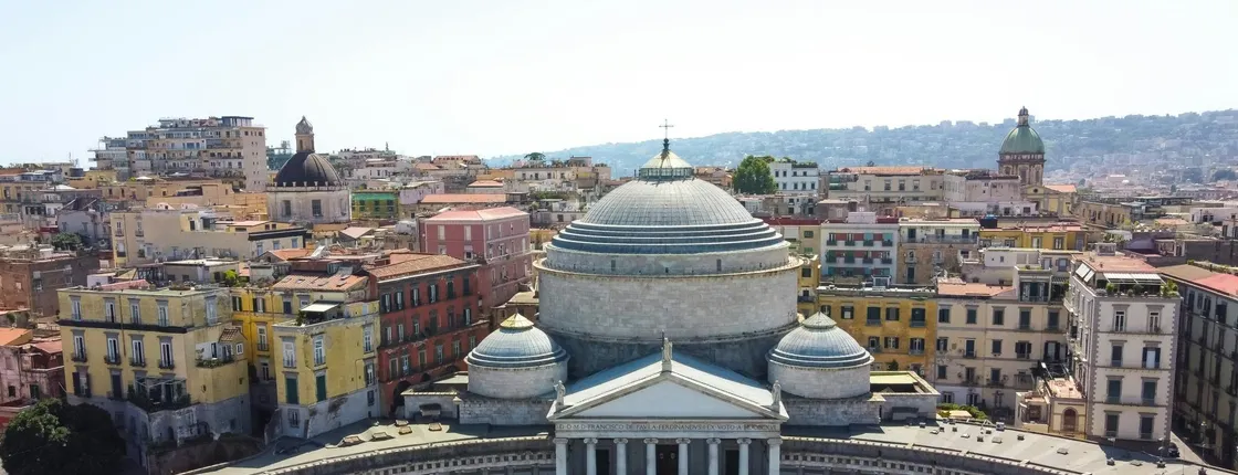Naples highlights bus and walking tour with coffee and pastry