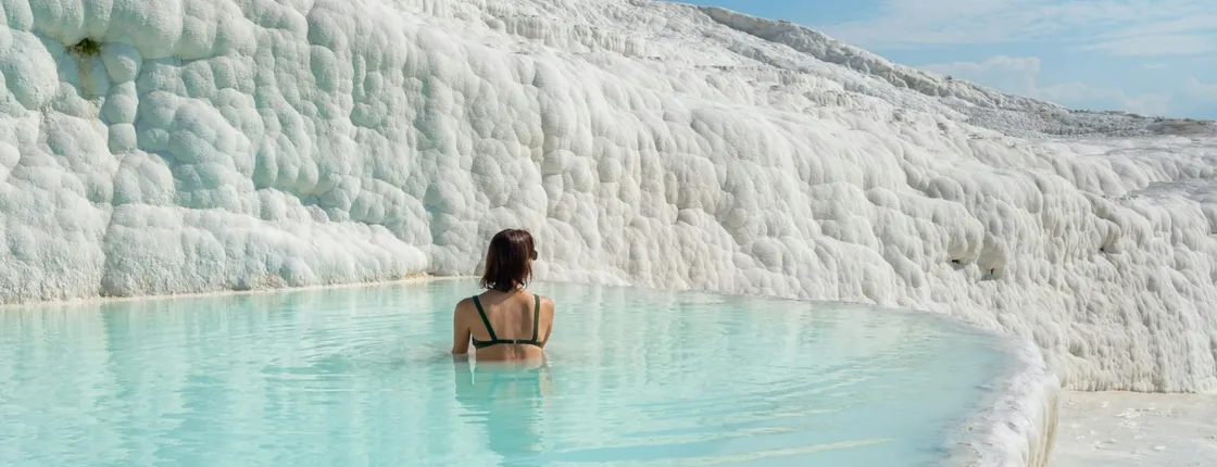 Pamukkale and Hierapolis day trip from Antalya-Kemer with meals